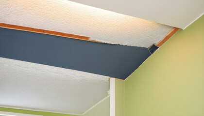 Image of the room of a house where a thermal coat is installed to improve thermal insulation and have more savings