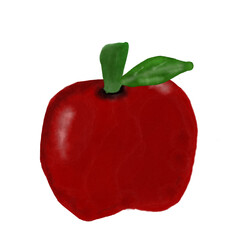 fruit vector logo design template. Peach or Apple icon.