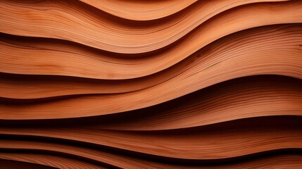 The close-up detailed textured background portrays various shades of brown forming wavy lines that simulate the texture of a natural wood surface.