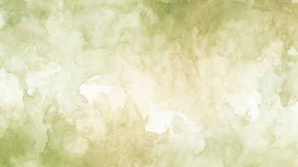 Light green brown abstract watercolor pattern
