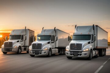 truck on the road