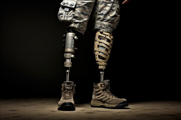 Prosthetic Legs Reflect The Impact Of War On Soldiers Life