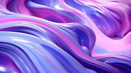 Fototapeta premium The AI Symphony of Liquid Dreams. AI generative.