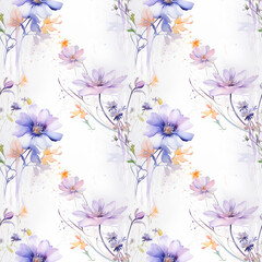 watercolor floral background