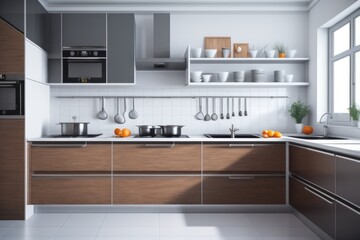  Modern kitchen interior 
