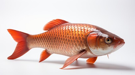 Golden Glimmer: A Close-Up Look at a Single Goldfish, generative ai