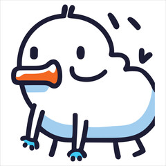 Beautiful and cute funny cartoon