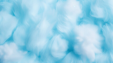 Blue cotton candy background. Candy floss texture. Generative AI