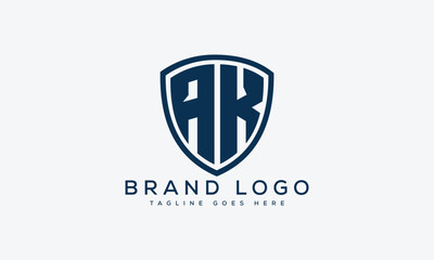 letter Ak logo design vector template design for brand.