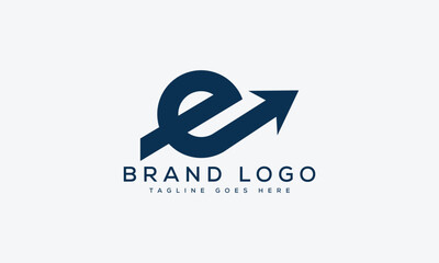 letter E logo design vector template design for brand.