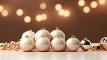 A Set Of Christmas-Themed Candle Holders , Background For Banner, HD