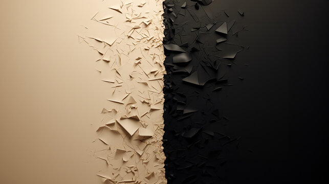 Blanco y Negro, pintura resquebrajada fondo con textura