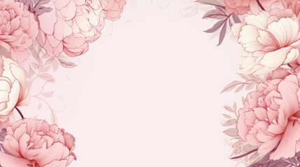 floral background with place for text