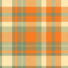 Textile fabric plaid of check vector seamless with a texture pattern background tartan.