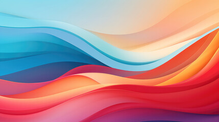 Obraz premium Dynamic Gradient Masterpiece Showcasing Artistic Freedom