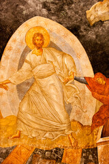 Anastasis fresco, Parecclesion, Church of the Holy Saviour in Chora or Kariye Camii, Istanbul,...