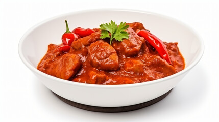 Top view of Hungarian Paprikash