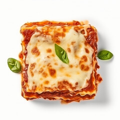 Top view of Lasagna