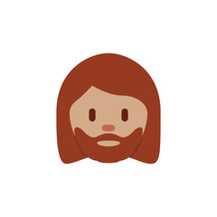 Woman: Medium-Skin Tone, Beard
