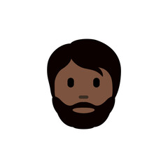 Fototapeta premium Person: Dark Skin Tone, Beard 