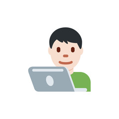 Man Technologist Light Skin Tone