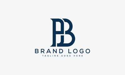 letter PB logo design vector template design for brand.