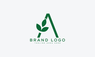 letter A logo design vector template design for brand.