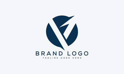 Fototapeta premium letter V logo design vector template design for brand.