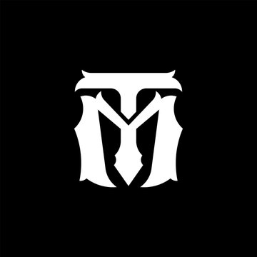 recommend clip art: Initial based clean and minimal letter. TM MT Monogram Logo Template. Elegant luxury alphabet vector design. Vector Logo