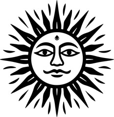Contemporary Tribal Sun