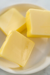 Green fudge with red hearts