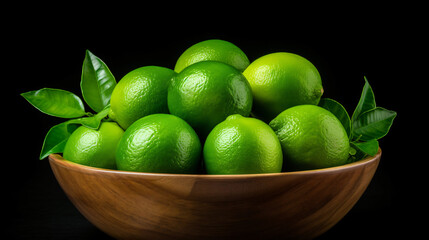 Top view of limes