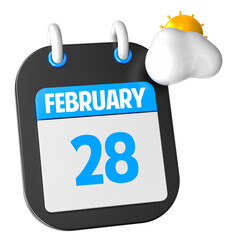 icon calendar 3D day 
