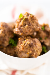 Oven Baked Meatballs