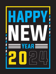 vector new year t shirt design