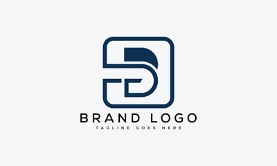 letter BG logo design vector template design for brand.