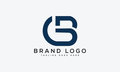 letter BG logo design vector template design for brand. - obrazy, fototapety, plakaty