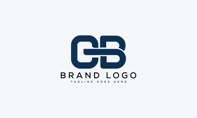Obraz premium letter BG logo design vector template design for brand.