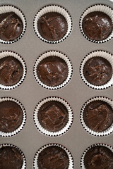 Chocolate peppermint cupcakes
