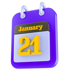icon calendar 3D day 