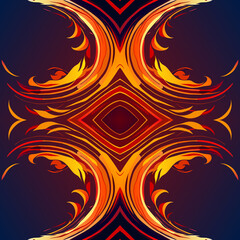 Abstract background with ornament. illustration for your design.