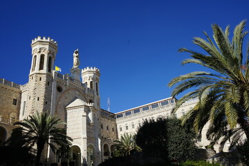 Fototapeta na wymiar Pontifical Institute Notre Dame of Jerusalem Center