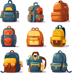 Backpacks, lunchboxes, water bottles, and other essential items for returning to school