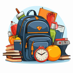 Backpacks, lunchboxes, water bottles, and other essential items for returning to school