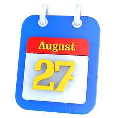 icon calendar 3D Rendering