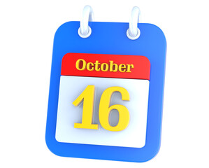 icon calendar 3D Rendering