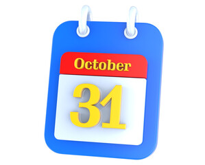 icon calendar 3D Rendering