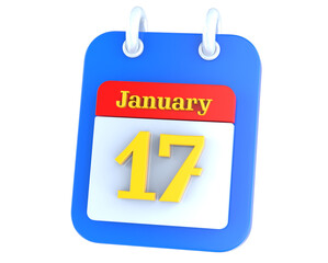 icon calendar 3D Rendering