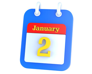 icon calendar 3D Rendering