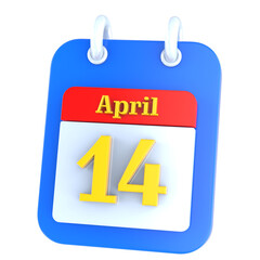 icon calendar 3D Rendering